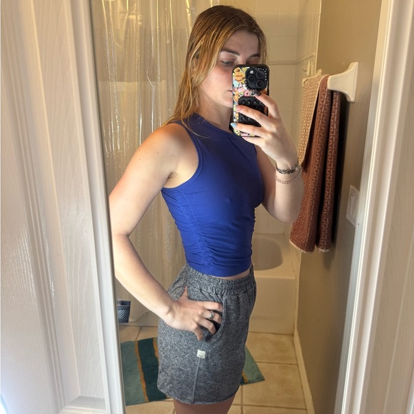 Lululemon Ribbed Ruched Tank - Picture 2 of 4